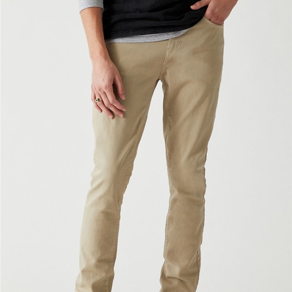 PacSun Khaki Stacked Skinny Denim Jeans - Picture 2 of 8